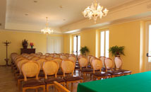 La sala meeting di Villa Santa Barbara