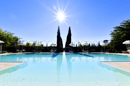 La piscina di Villa Santa Barbara